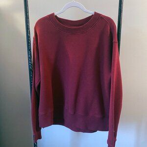 Zella Burgandy Sweatshirt, XL